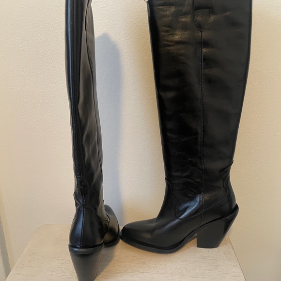 Maeve Black Western Style Boots - Picture 3 of 6